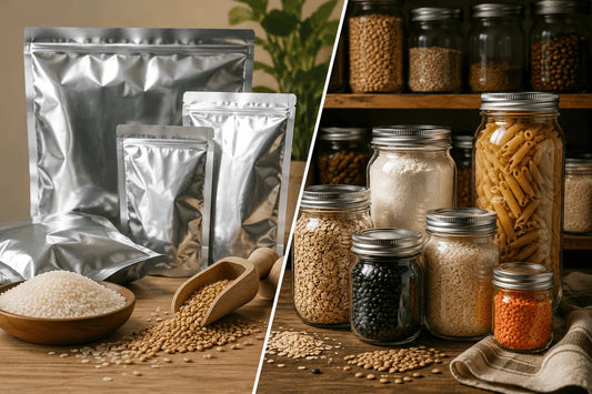 Mylar Bags vs Mason Jars (Which Protects Food Longer)