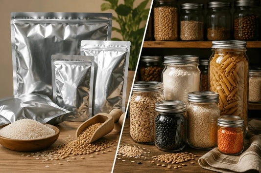 Mylar Bags vs Mason Jars (Which Protects Food Longer)