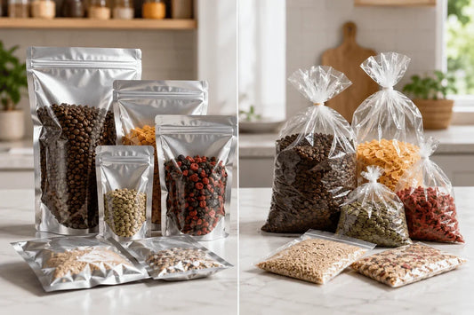 Mylar Bags vs Plastic Bags (Which One Keeps Food Fresh for YEARS)